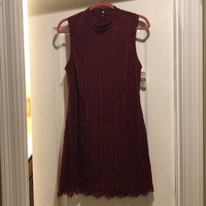 Beautiful wine colored women’s large dress
